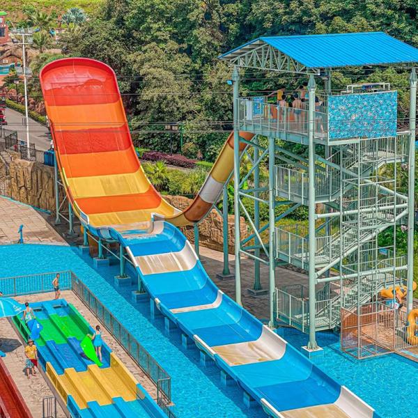 Fiberglass Water Slides Import From China Amusement Park Games Fiberglass Family Water Raft Slides