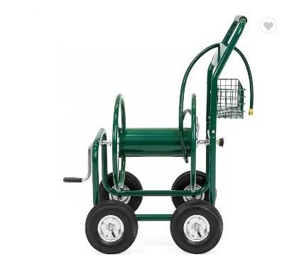 Customized Four-wheel Garden Hose Reel Cart for Expanding Hose Industrial Durability