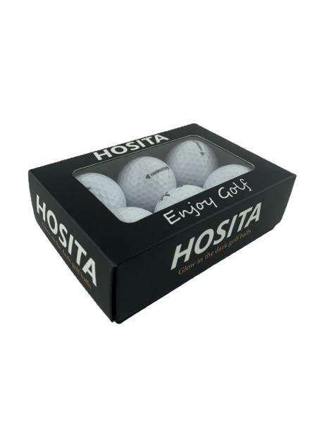 Caja de embalaje de pelotas de golf con ventana para 12 pelotas, capacidad para una docena y MOQ 500 unidades