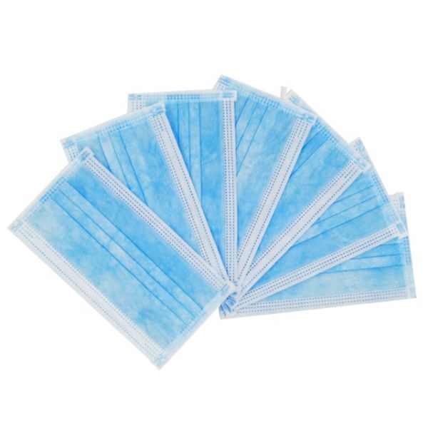 3 Ply Blue/White Non Medical Disposable Protective Earloop Mask for Children