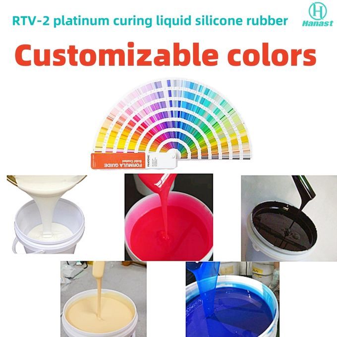 High Tear Strength Platinum Cure Silicone Rubber 40 Shore A 19 kN/m 1:1 Durable for Pad Printing Pads
