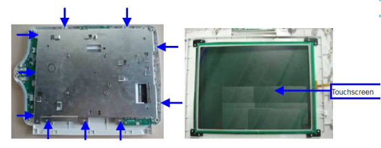 Mindray IMEC8 Пациент Монитор части 8'' сенсорный экран с 4 провода линии