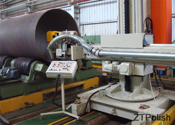 Industrial CNC Polishing Machine , Stainless Steel Grinding Machine For Metal