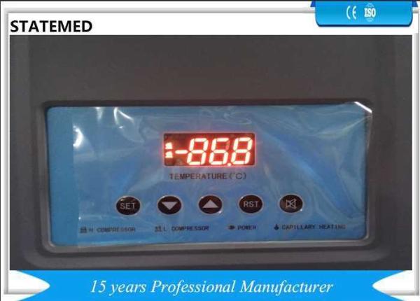 Lab Ultra Low Temperature Freezer 220v 50hz , -86 Degree Medical Grade Fridge