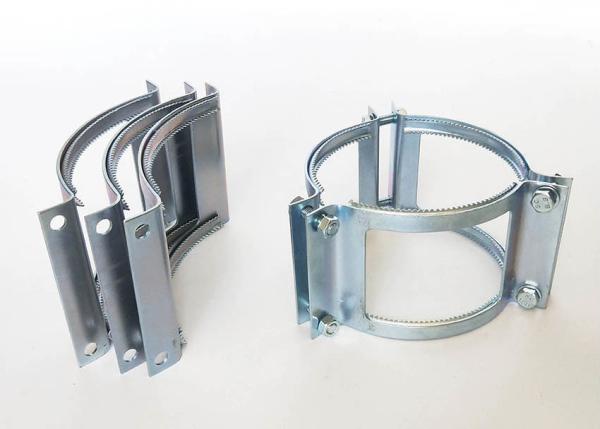 5 Inch Heavy Duty Steel Pipe Clamps Grip Collar Couplings Support Clip