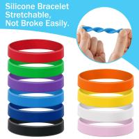 Des bracelets en silicone personnalisés pour promouvoir des événements d'affaires Longueur 20cm-25cm