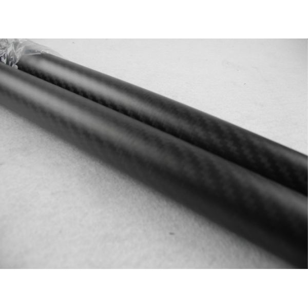 ( OD)25mm * 23mm(ID) * 500mm matte surface Carbon Fiber Tube for rolling tubing