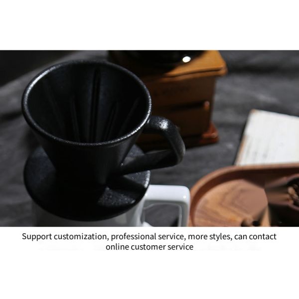 Classic Design Ceramic Coffee Maker with Porcelain Mug and Custom Pour over Dripper Set