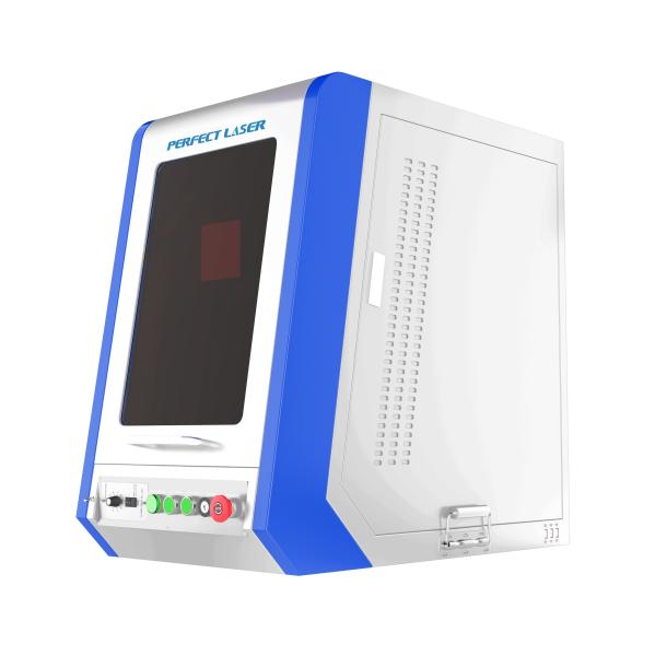 Máquina de marcação a laser facial de 9 mm 30 W 50 W de intensidade de luz com tampa fechada