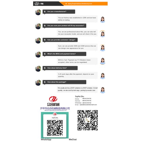 Оранжевое ведро грабл экскаватора цвета опрокидывая для утверждения CE землекопа Dozer