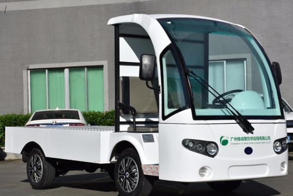 72V AC Motor Electric Cargo Van Truck With Hydraulic Tail Lift , Loading Capacity 1.5 Ton