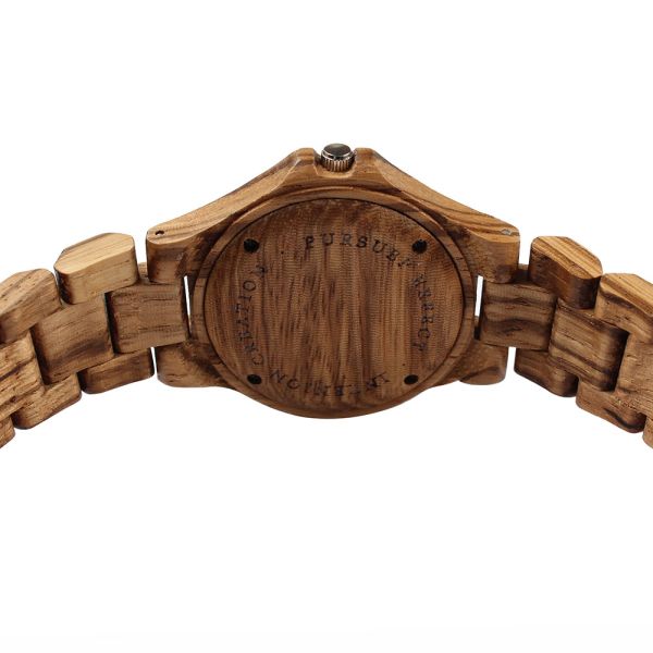 Wooden-Style Men's Quartz Watch · Featuring Japanese Miyota Movement