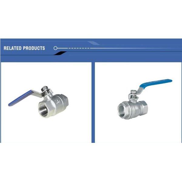 Шариковый клапан 2 частей женский промышленный с насыпью ISO и ручкой, резьбой BSP