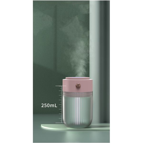 Tabletop 250ml Essential Oil Diffuser Humidifier Colorful LED Lamp Mini Humidifier