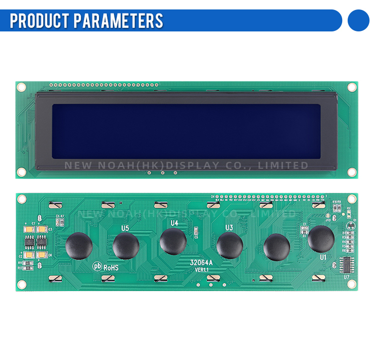 Blue Film 32064A P-1 Complete SubStitute For Atlas Air Compressor LCD KS0108 Controller