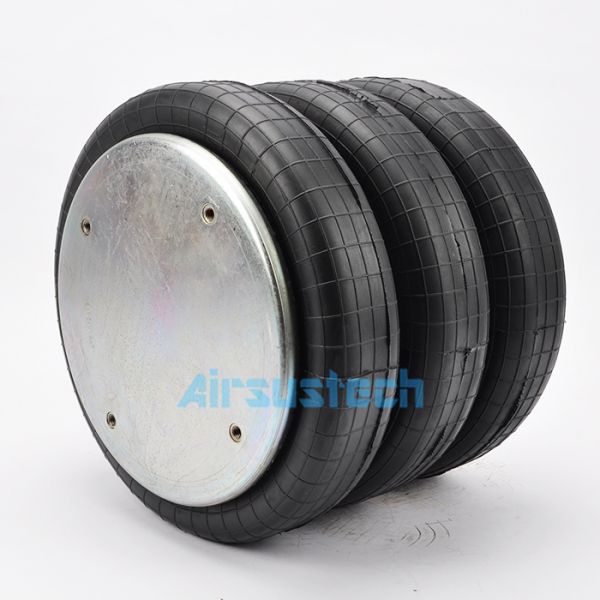 Amortiguaciones de aire con resorte enrolladas de Contitech pie 530-30 3/4 suspensión del aire del puente de flotación del remolque de la entrada de aire del NPT