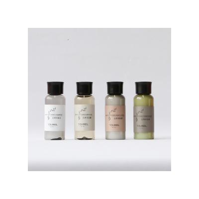 Green Tea Bottles Hotel Toiletries set , Whitening Shampoo Bath Gel Conditioner Body Lotion 30ml