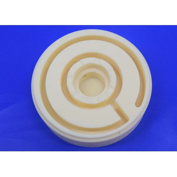 Custom Alumina Ceramic Parts 99% Al2o3 Alumina Ceramic Terminal Block Coil Groove