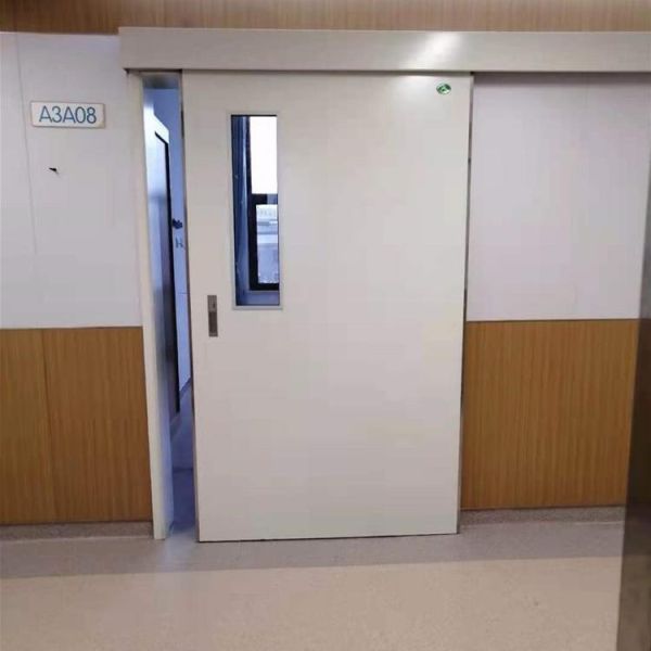 Air Tight Automatic Hospital Sliding Door Powder Coating Operating Room Sliding Door