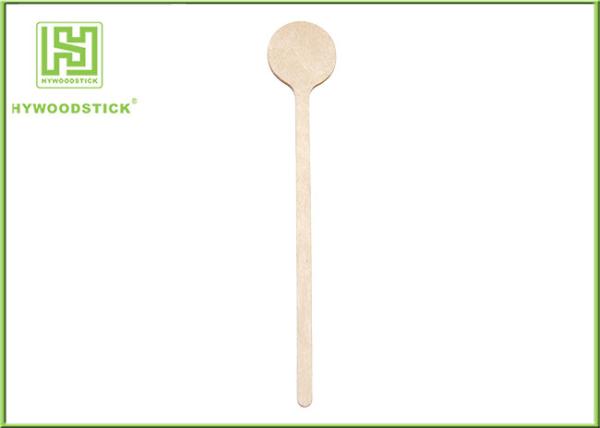 Food Grade Wooden Tea Stirrers OEM FSC Disposable Natural Wood Coffee Muddler