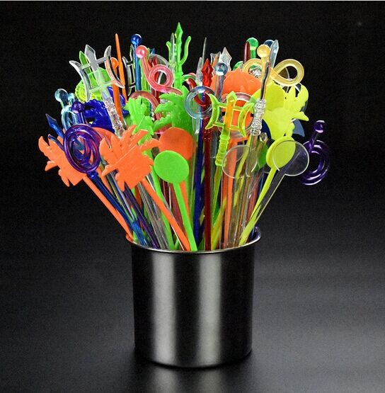 Plastic Stirrer 18 cm length for coffee cocktail stick stirring rod