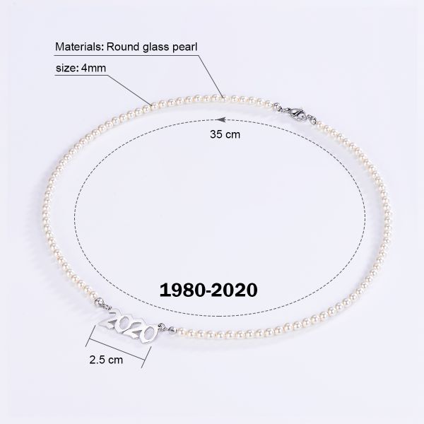 Vintage Pearl Necklace Fine Jewelry for Women