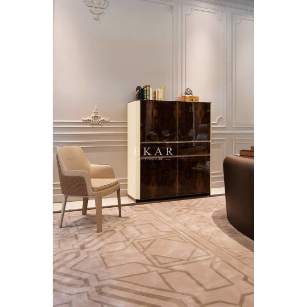 Hot Sale Fashion Elegant Leather Dining Chair Designs W001D5A