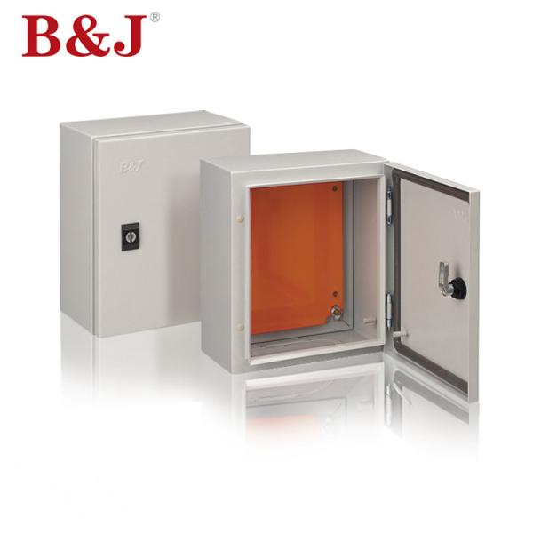 Black Plastic Lock IP Rated Metal Enclosures Epoxy Polyester Coating Paint Finish