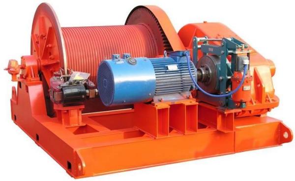 30T 60M Electric Wire Rope Winch 20 M / Min Manual Control Mine