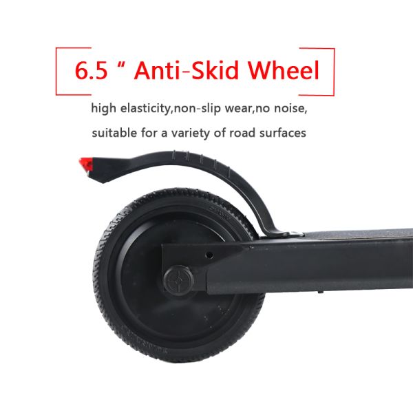 24v 250w Waterproof E Scooter , Folding Electric Scooter 6.5 Inch Tire