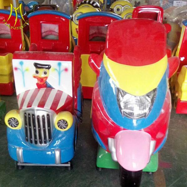 Hansel  theme park equipment for sale swing motor ride fiber glass electric kid motorcycle ride on toy