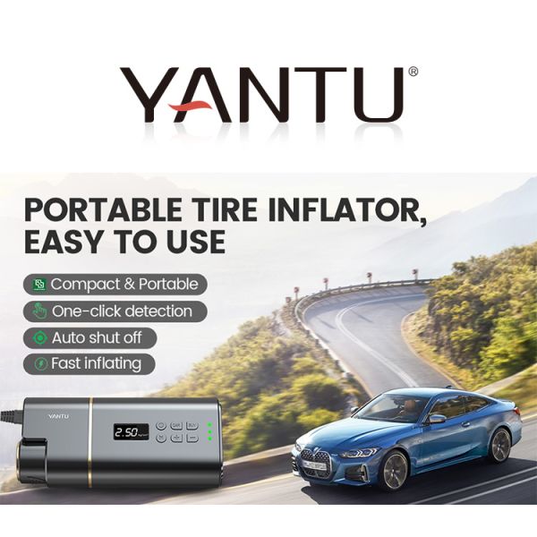 Compact and YANTU A31 150PSI Small Air Compressor for Vehicle Tire Pressure Monitoring