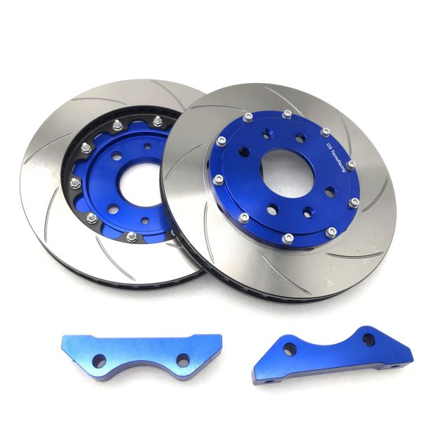 сплав голубой разбивочный колокол ротора тормозной шайбы литого железа 355x32mm