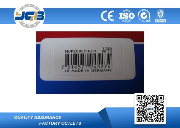 AISI52100 NUP206 Open Roller Bearing For Excavator Parts 30x 62 X 16 Mm