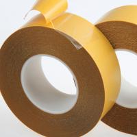 PET Hot Melt Adhesive Tape Yellow /  White Double Sided For Knife Required Tearing