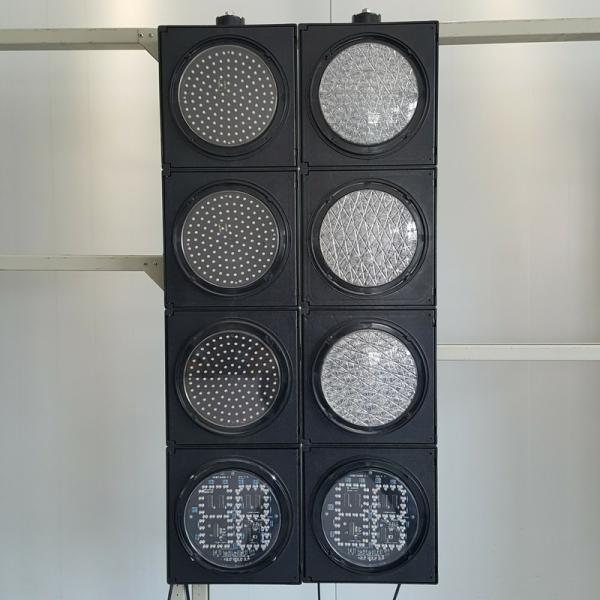 200MM 4-Aspect RYG Ball With Countdown Timer Road Traffic Light