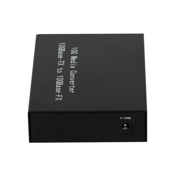 OEM 10G SFP+ to RJ45 Optical Media Converter DC12V 5G/10G UTP to Fiber Extender