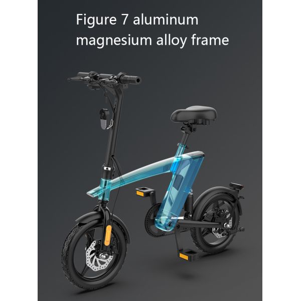 Light Weight Portable Road Electric Bike With Long Range Removable Lithium Battery