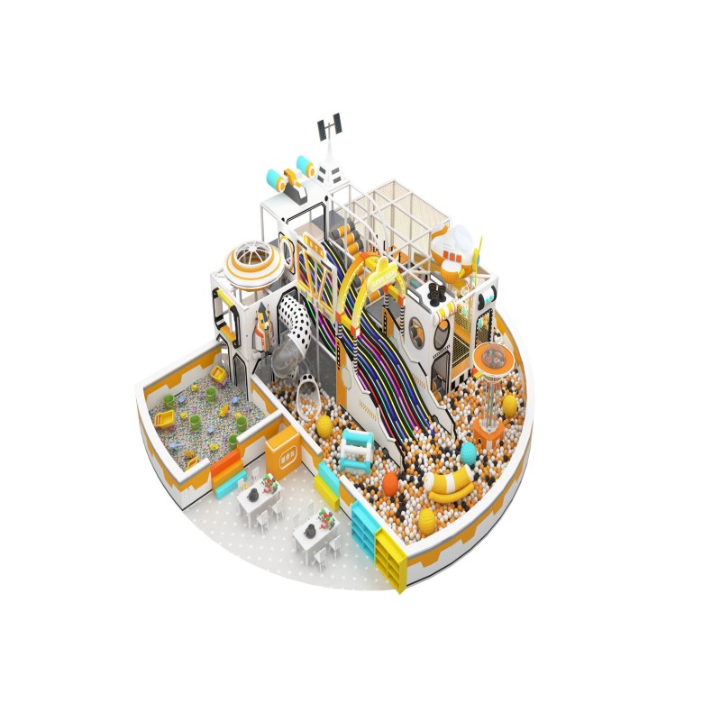 Dream Neon Arcade Atrium Play Area Immersive Kids Playground