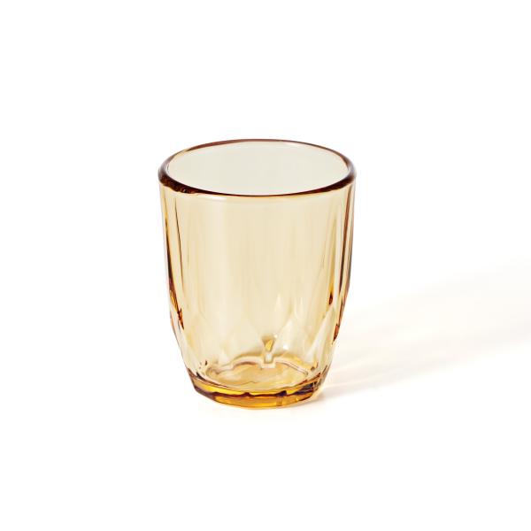 Amber Color Glass Tableware Set Food Glassware Elegant Design Ovens Safe