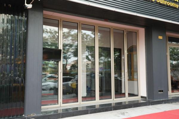 Balcony Glazing Ventilation Aluminum Bifold Windows