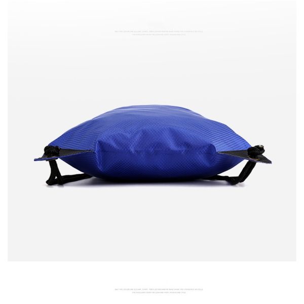 Large Capacity Waterproof Drawstring Backpack with External Frame and Durable Material