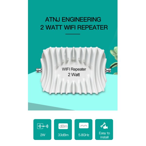 Наивысшая мощность усилителя репитера ватта 33dBm 5.8GHz WIFI инженерства 2 ATNJ