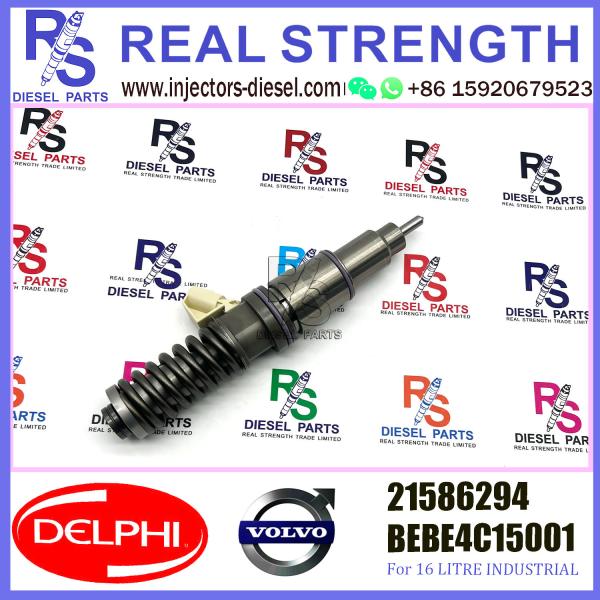 DELPHI 2pin injector 21586294 BEBE4C15001 Diesel pump Injector V-O-L-V  BEBE4C15001 E1 for OLVO 9.0 LITRE TRUCK