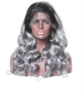Perucas principais completas indianas do cabelo humano do laço da onda 100 lisos do corpo para mulheres negras