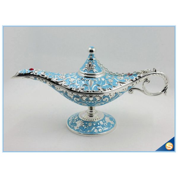 Middle East style metal aladdin lamp trinket box jewelry box for gift