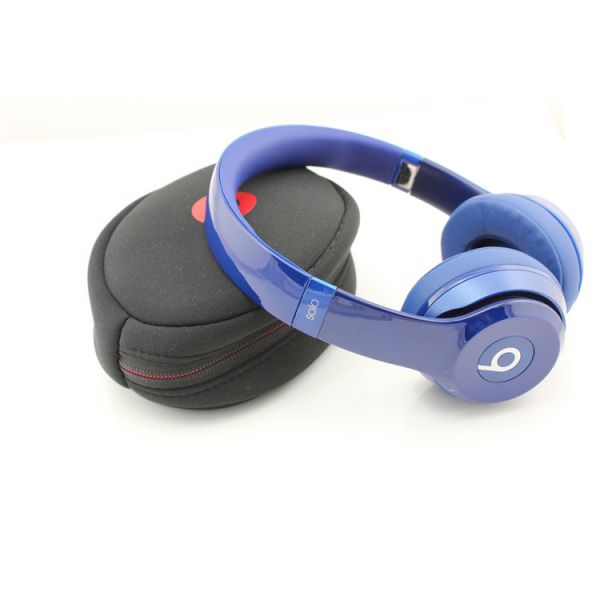 Beats Solo2 Gloss Blue Headphones Beats By Dre Wired Headphones with seal box