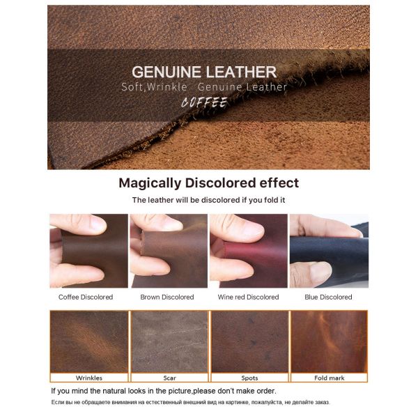 CROSS-BORDER RETRO CRAZY HORSE LEATHER WATCH BAG CONVENIENT CREATIVE LEATHER WATCH STORAGE HOLSTER