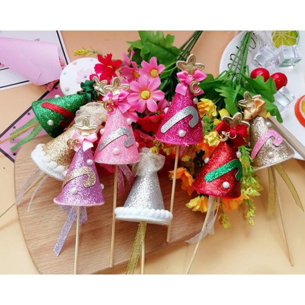 Glitter Printed Faux Leather Fabric , Vegan Leather By The Yard Red Color