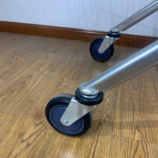 210L Tienda de variedades Certificado CE Rueda de ascensor de acero Carrito de compras